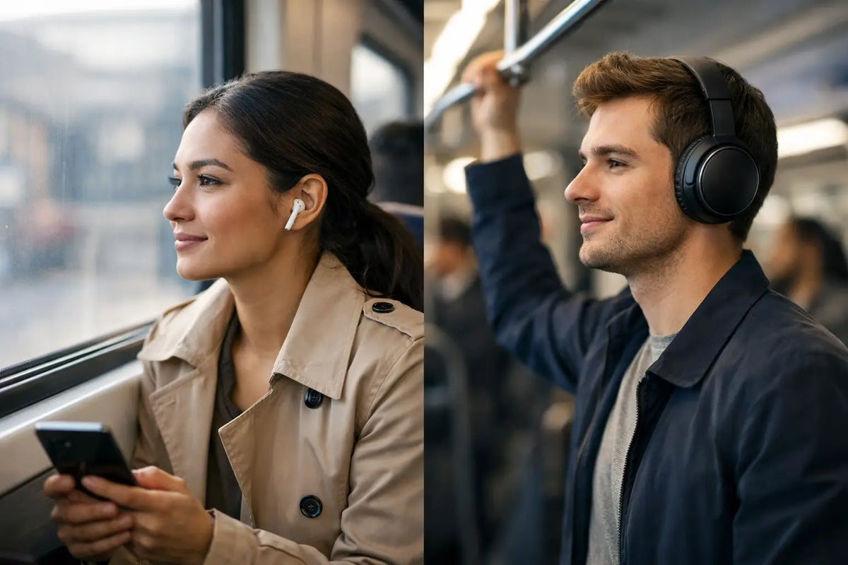 Earbuds Versus Headphones for Commuting