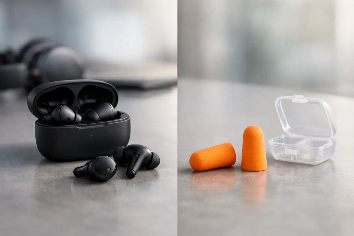 Noise Cancelling Earbuds vs Earplugs