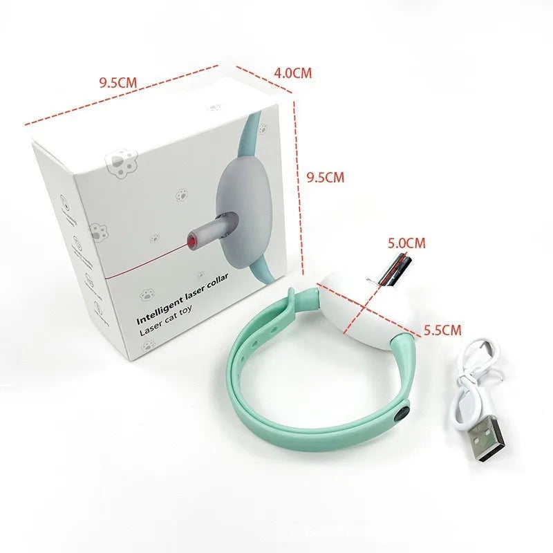 Smart Pet Laser Collars, Cat Teasing Collar, Pet Toys Can Be Adjusted for Looseness Pet Supplies