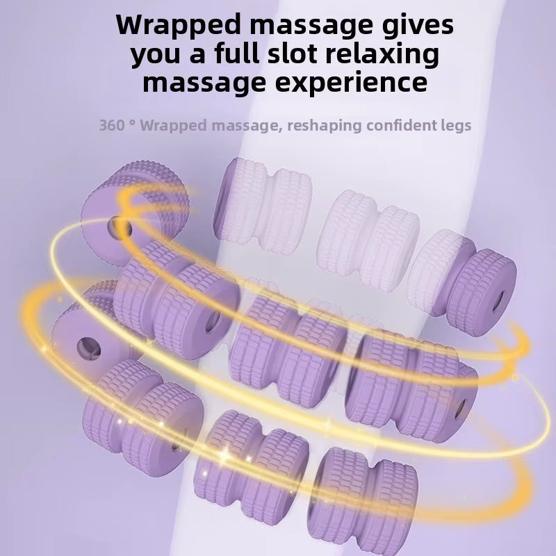 Newest 28 Wheel Annular Leg Clamp Massager Relax Massager Anti-Cellulite Massager Body Slimming Roller Massage for Body
