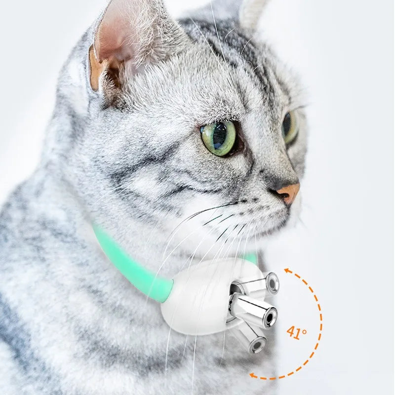 Smart Pet Laser Collars, Cat Teasing Collar, Pet Toys Can Be Adjusted for Looseness Pet Supplies