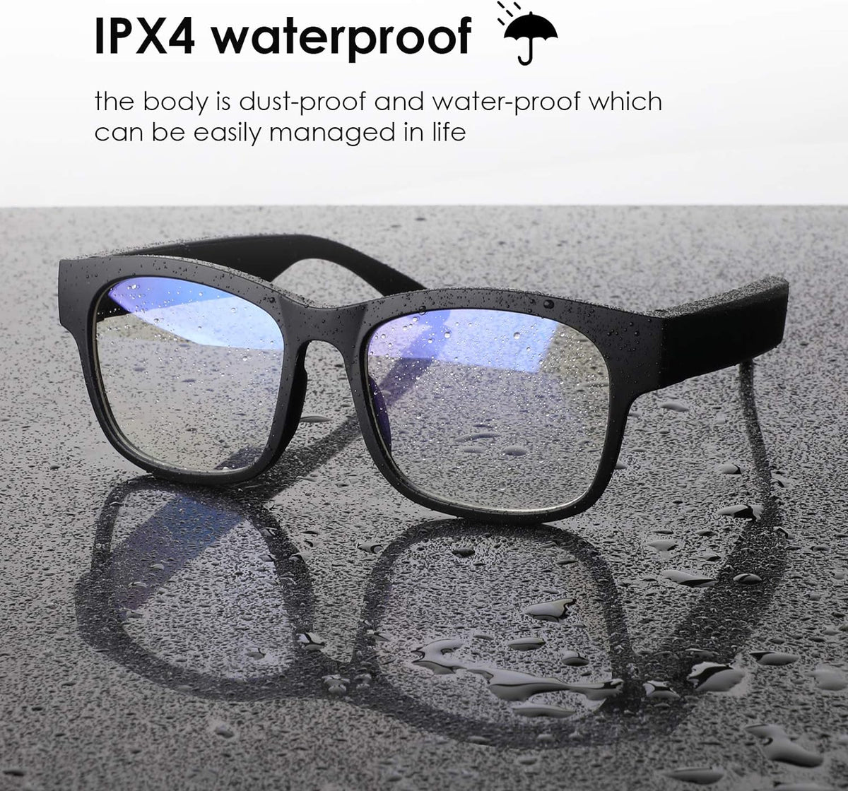 Smart glasses with wireless Bluetooth audio and polarized lenses,
Smart audio glasses Bluetooth sunglasses for calls and music,
Wireless Bluetooth smart sunglasses with built-in speakers,
Polarized smart glasses with Bluetooth audio technology,
IPX4 waterproof smart audio sunglasses for outdoor use,
Hands-free Bluetooth smart glasses for music and calls,
Modern smart sunglasses with wireless audio and polarized lenses,
Bluetooth smart glasses IPX4 waterproof audio eyewear,
Smart audio sunglasses with polari