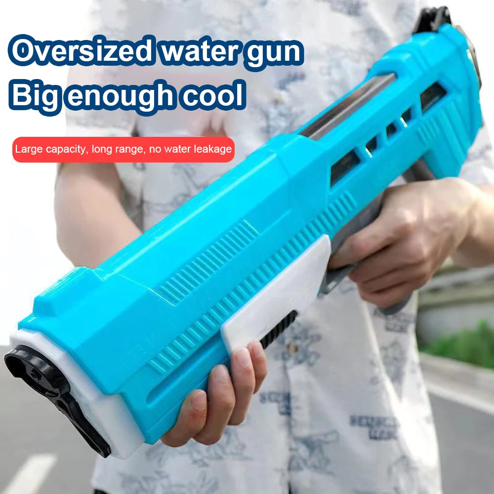Pistolet à eau électrique d'extérieur, jouets d'extérieur, haute pression, grande capacité, plage d'été, jeu de piscine, jouets interactifs pour enfants