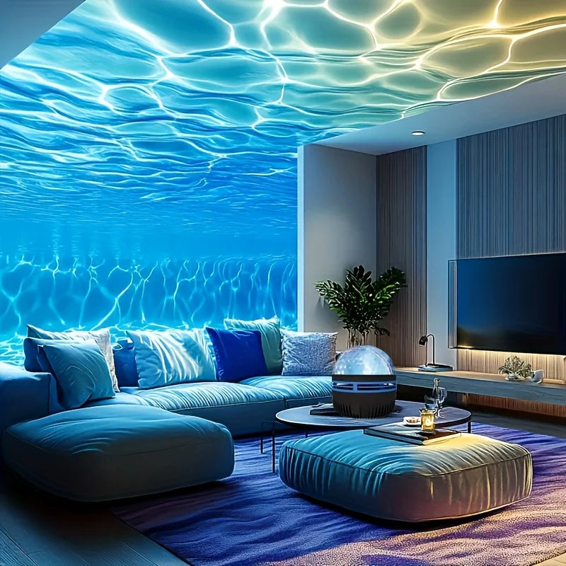 Projecteur d'effets de vagues d'eau alimenté par USB
