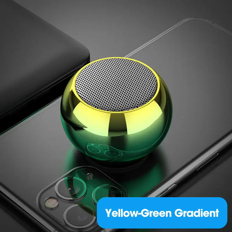 Wireless Bluetooth speaker, portable, small, steel, metal, stereo, surround subwoofer, outdoor, mini speaker