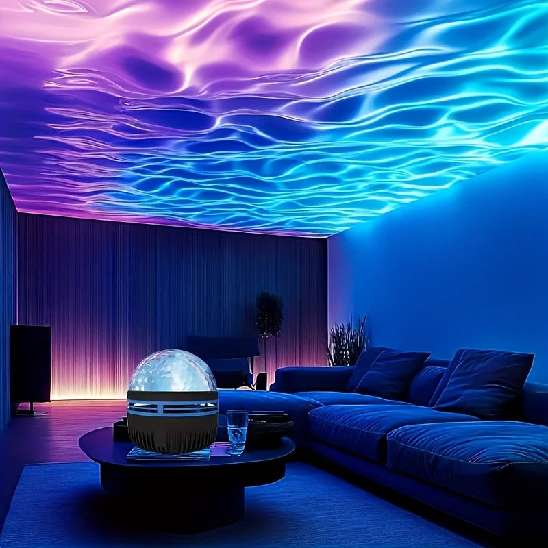 Projecteur d'effets de vagues d'eau alimenté par USB