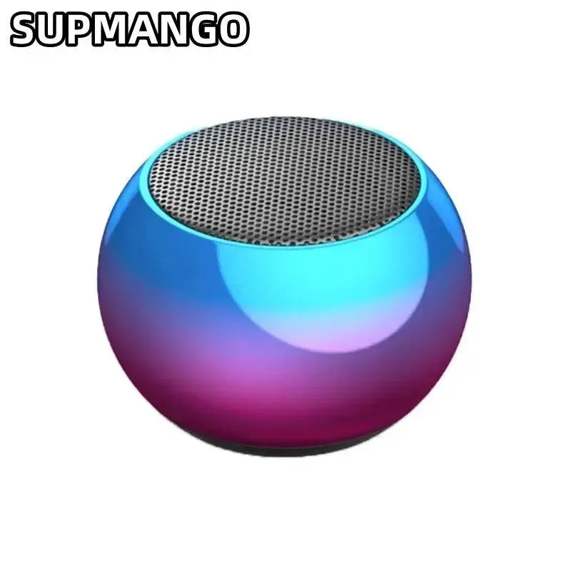 Wireless Bluetooth speaker, portable, small, steel, metal, stereo, surround subwoofer, outdoor, mini speaker