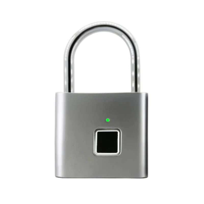 RAYKUpunshrimp-Cadenas biométriques intelligents à empreintes digitales, étanches, en alliage de zinc, avec batterie aste intégrée
