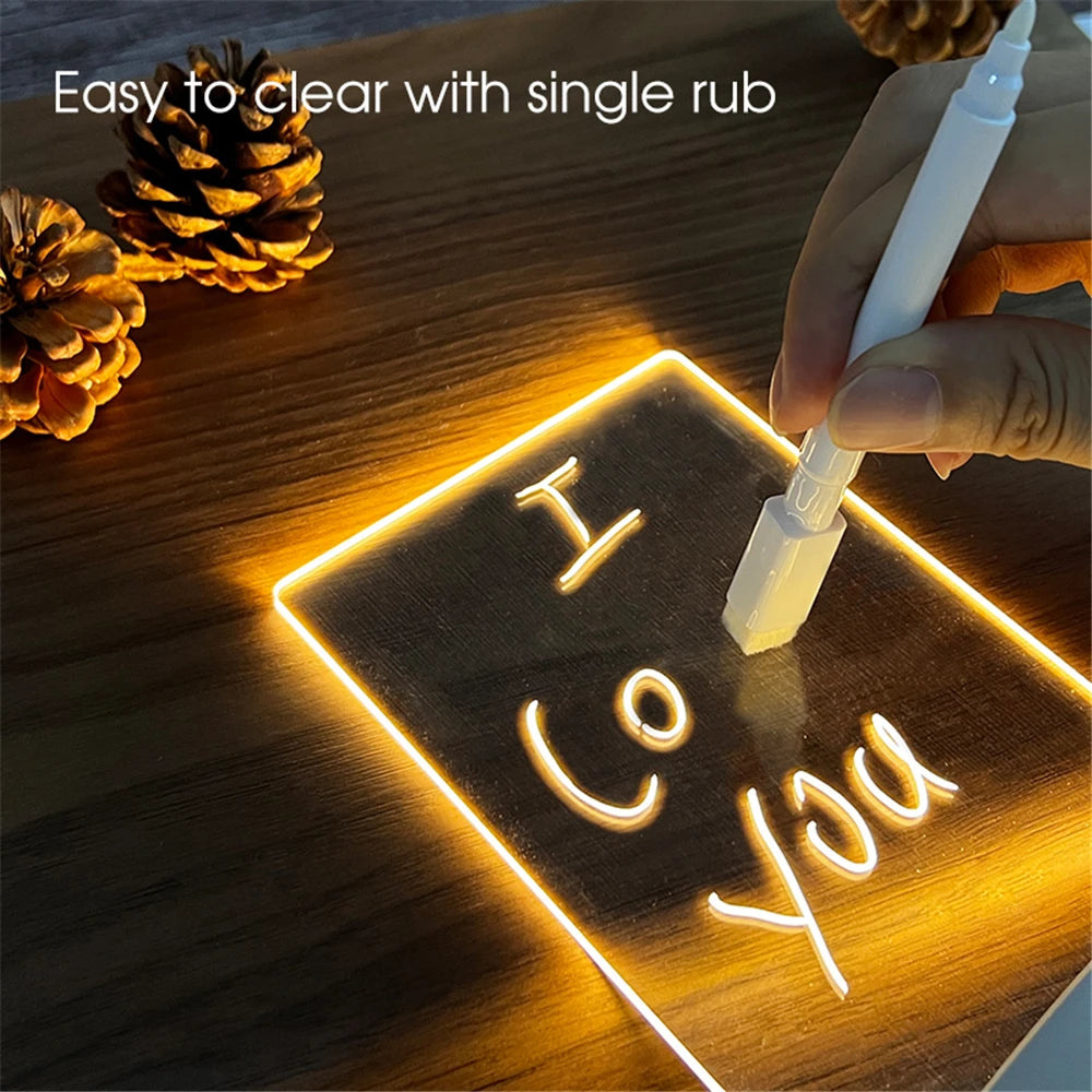 Veilleuse LED transparente et lumineuse USB