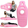 Inflatable Full Body Pregnancy Pillow, Maternity Airbed with Belly Hole for Comfort, Prone Sleeping Support for Pregnant Women
