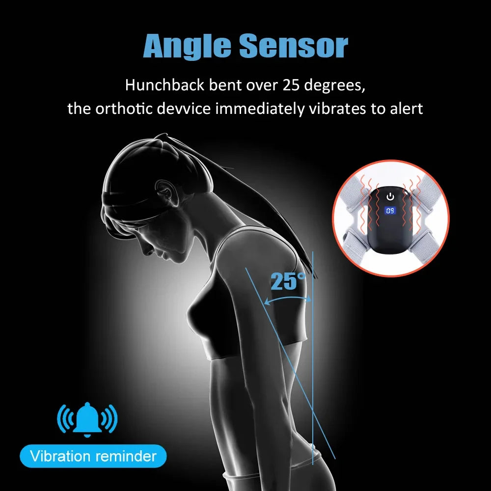 Correction intelligente ceinture capteur orthèse rappel Invisible adulte et enfant Posture assise bossu dos correcteur de Posture intelligent