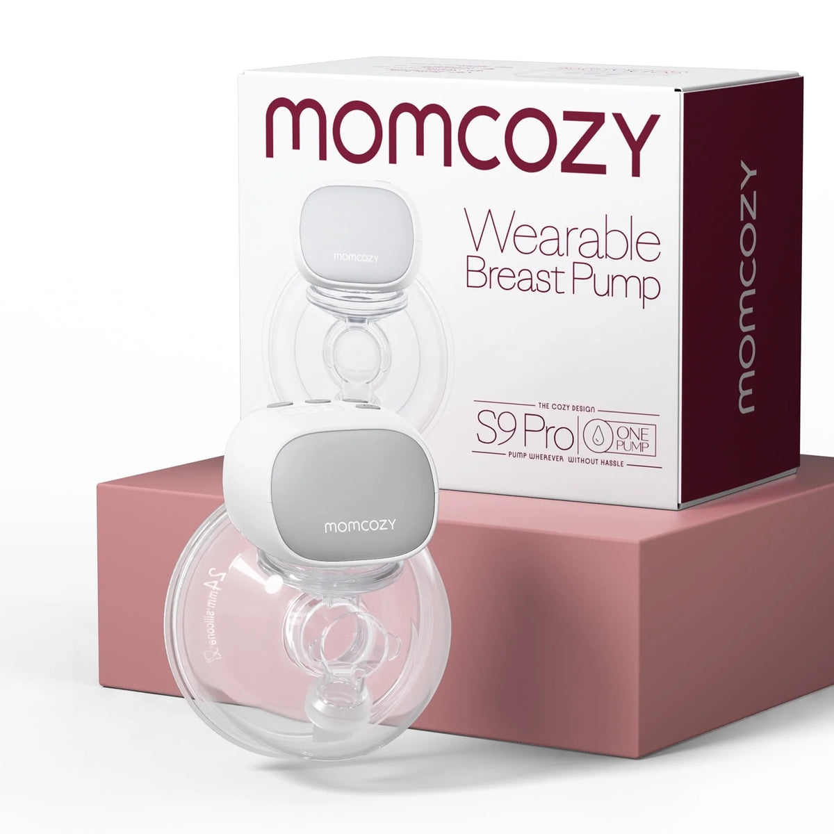S9 Pro Wearable Breast Pump, Hands Free Electric Breast Pump of LED Display 24Mm Gray
