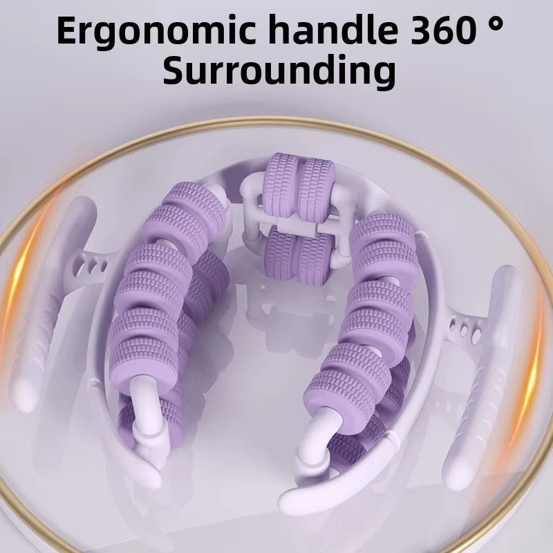 Newest 28 Wheel Annular Leg Clamp Massager Relax Massager Anti-Cellulite Massager Body Slimming Roller Massage for Body
