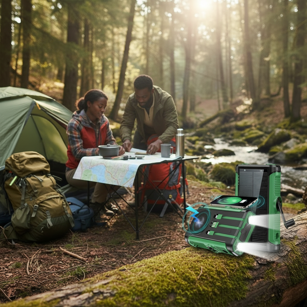 50000Mah Solar Power Bank 22.5W Magnetic Wireless Charging Camping Powerbank with Cables External Battery for Iphone Magsafe
