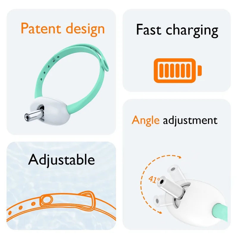 Smart Pet Laser Collars, Cat Teasing Collar, Pet Toys Can Be Adjusted for Looseness Pet Supplies