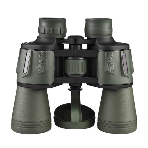 50000M German Military 20X50 Zoom HD Bak4-Prism Powerful Binoculars Long Range Professional Telescope for Outdoor Camping Travel