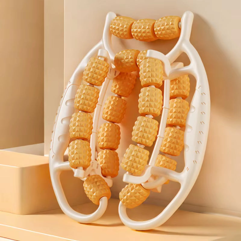 Newest 28 Wheel Annular Leg Clamp Massager Relax Massager Anti-Cellulite Massager Body Slimming Roller Massage for Body