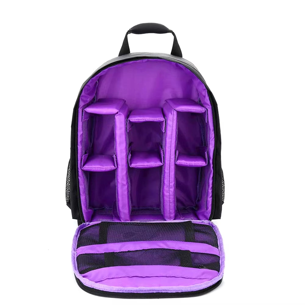 Outdoor Small DSLR Digital Camera Video Backpack Water-Resistant Multi-Functional Breathable Camera Bags