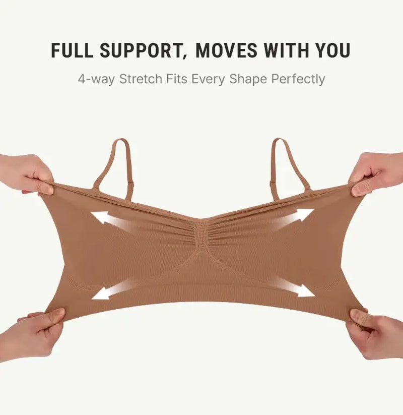 Feelingirl Women'S Wireless Bra Comfort Bralettes No Underwire Unlined Cami Bra Seamless Tshirt Bras Sports Bra Bralette Basic Comfortable Fit Womenswear Everyday up to 44DD Mother’S Day #Summervibes Summervibes